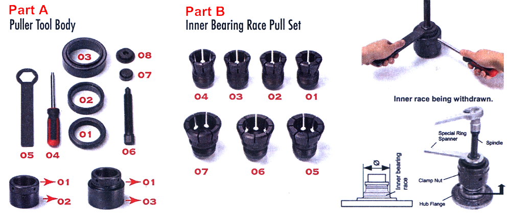 bearing race removal tool